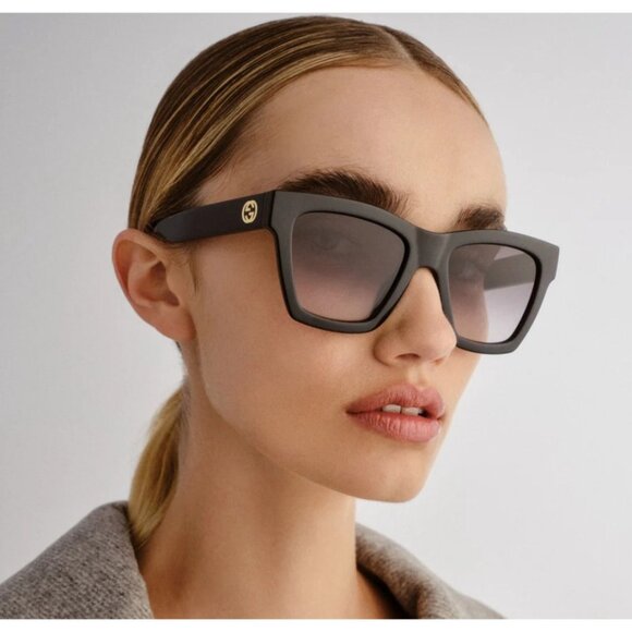 NEW GUCCI SUNGLASSES HAVANA PURPLE WOMEN EYEWEAR GUCCI GG1714S 007 main image 10